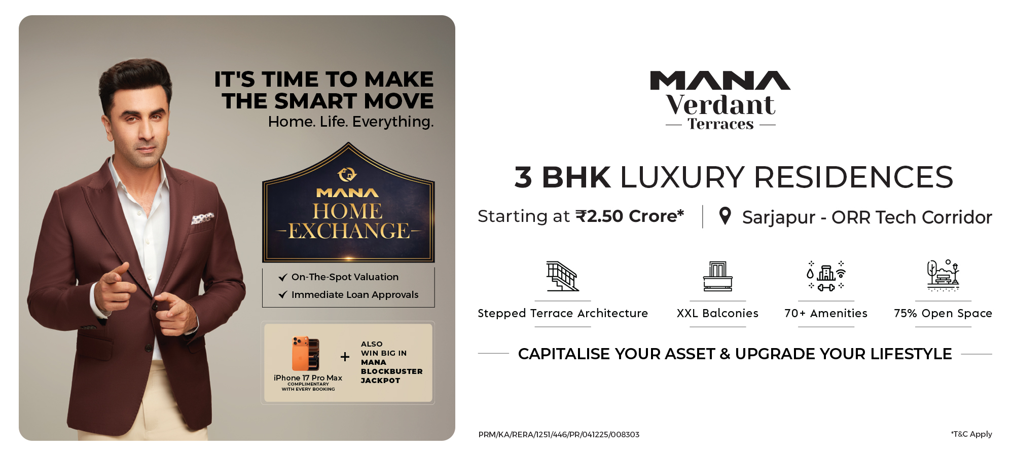Mana Verdant Terraces – Premium 3 BHK Flats in Sarjapur ORR by Mana Projects